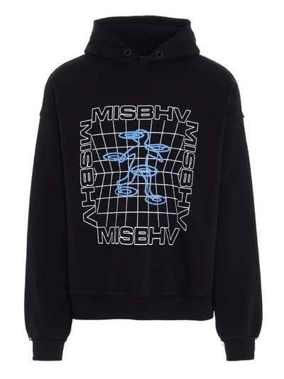 Shop Misbhv Graphic Print Hoodie In Black