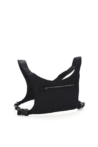 Shop Alyx 1017  9sm Zipped Chest Bag In Black