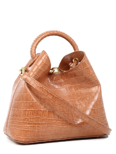 Shop Elleme Baozi Embossed Tote Bag In Brown