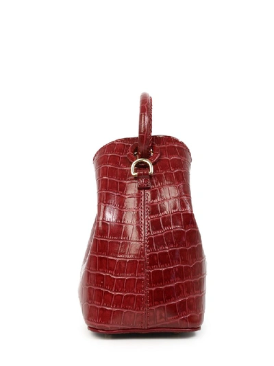 Shop Elleme Baozi Embossed Tote Bag In Red