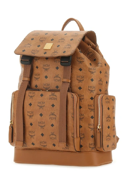 Shop Mcm Brandenburg Backpack In Brown