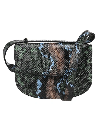 Shop Apc A.p.c. Genève Mini Shoulder Bag In Multi