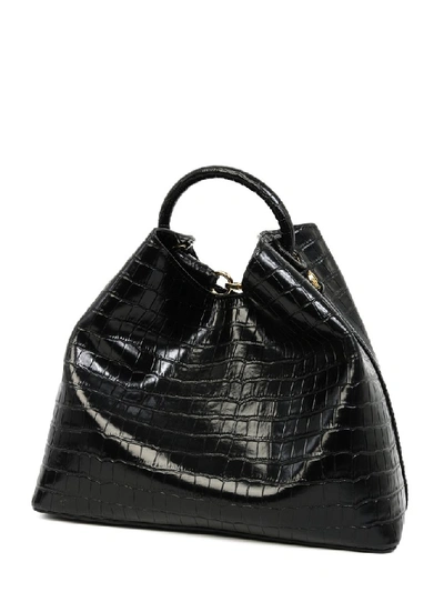 Shop Elleme Raisin Embossed Tote Bag In Black