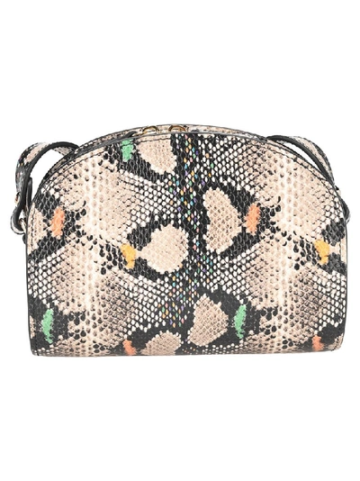 Shop Apc A.p.c. Demi Lune Mini Shoulder Bag In Multi
