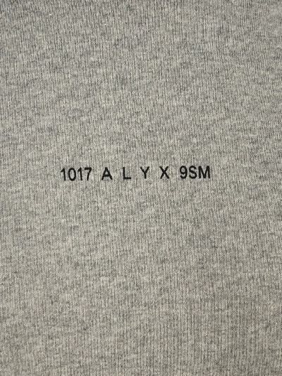 Shop Alyx 1017  9sm Logo Print Sweatshirt In Grey