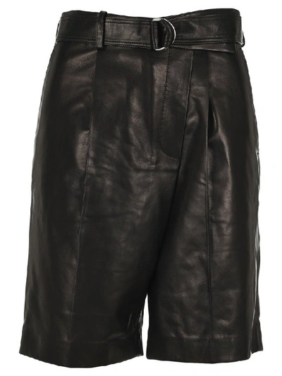 Shop Helmut Lang Wrap Shorts In Black