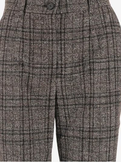 Shop Dolce & Gabbana Checked Tailored Trousers In Multi