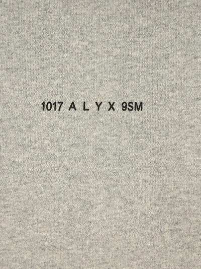 Shop Alyx 1071  9sm Drawstring Hoodie In Grey