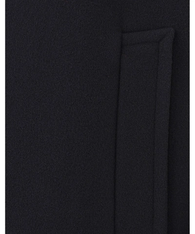Shop Balenciaga Peplum Back Coat In Black