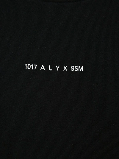 Shop Alyx 1017  9sm Logo Print Sweatshirt In Black