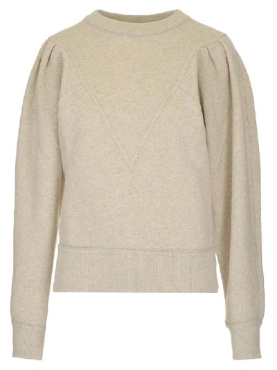 Shop Isabel Marant Étoile Tadelia Crewneck Pullover In Beige