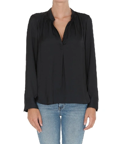 Shop Zadig & Voltaire Tink Tunic Blouse In Black