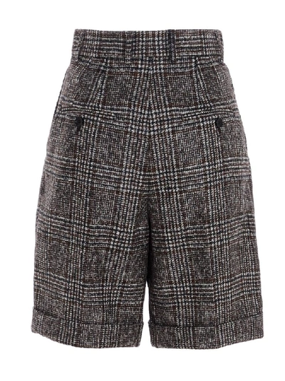 Shop Dolce & Gabbana Tartan Tailored Shorts In Multi