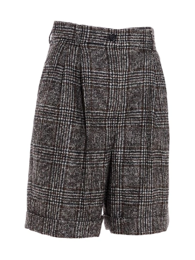 Shop Dolce & Gabbana Tartan Tailored Shorts In Multi