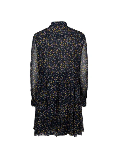 Shop Zadig & Voltaire Rapidy Crinkle Star Dress In Multi