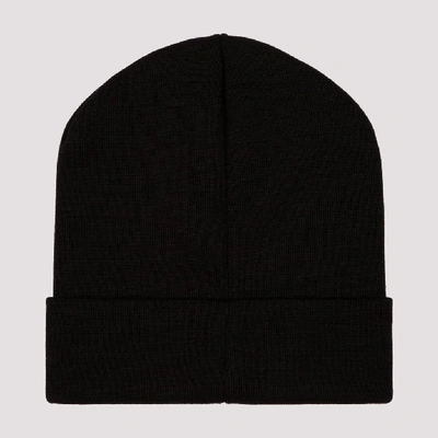 Shop Givenchy Logo Embroidered Beanie In Black