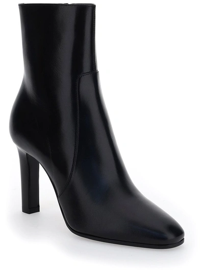 Shop Saint Laurent Jane Ankle Boots In Black