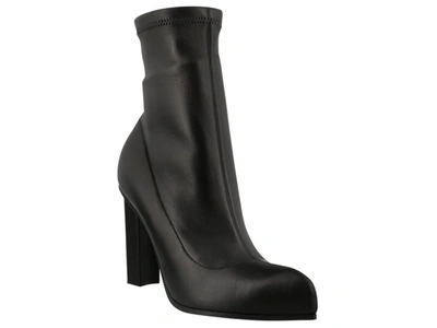 Shop Alexander Mcqueen Block Heel Boots In Black