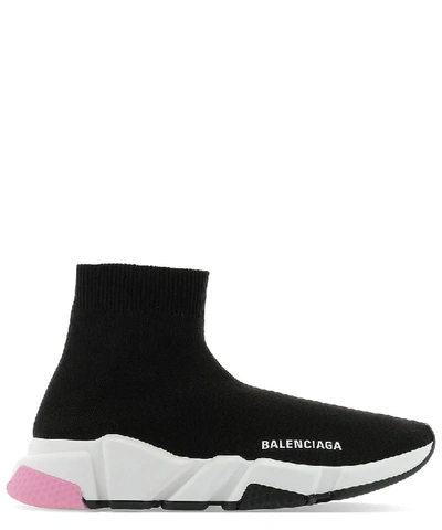 Shop Balenciaga Speed Knit Sock Sneakers In Black