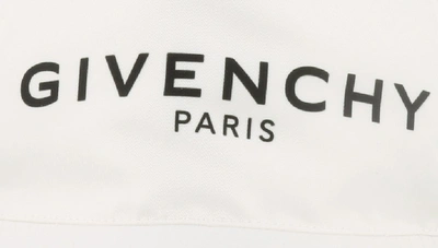 Shop Givenchy Logo Print Baseball Cap In White