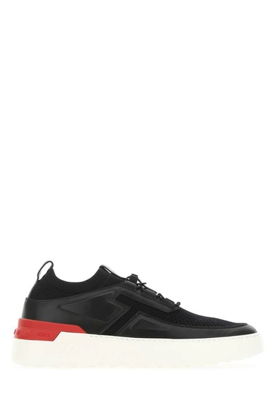 Shop Tod's No_code X Sneakers In Black