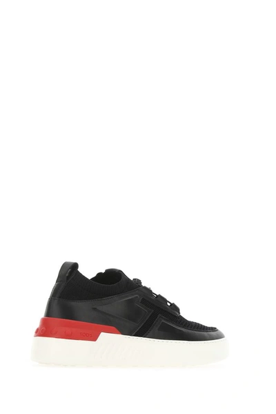 Shop Tod's No_code X Sneakers In Black