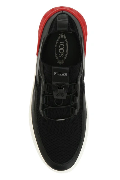 Shop Tod's No_code X Sneakers In Black