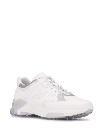 Shop Hogan H477 Urban Trek Sneakers In White
