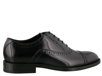 Shop Jimmy Choo Falcon Brogue Oxford Shoes In Black