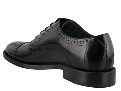 Shop Jimmy Choo Falcon Brogue Oxford Shoes In Black