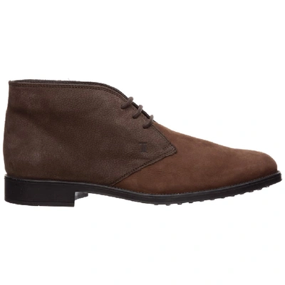 Shop Tod's Desert Boots In Brown