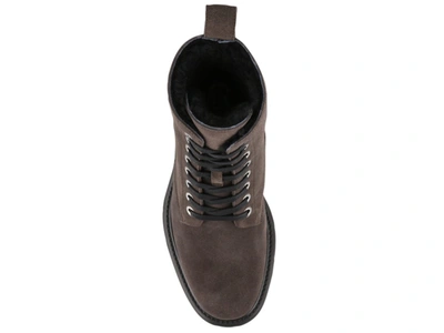 Shop Jimmy Choo Combat Boots In Brown