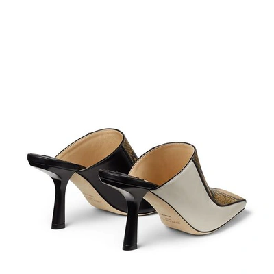 Shop Jimmy Choo Marcel 85 In Black/dijon/latte