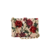 DOLCE & GABBANA Small Rose Print Canvas Bag