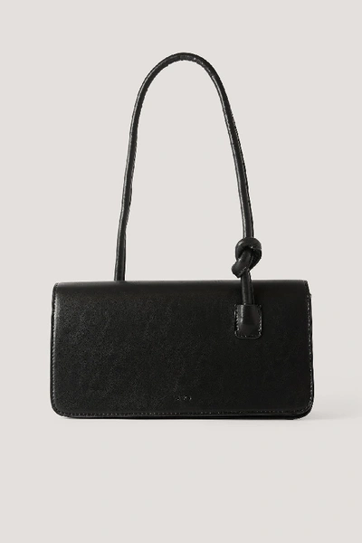 Shop Na-kd Knot Strap Wide Shoulder Bag - Black