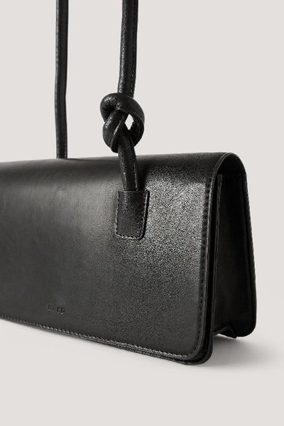 Shop Na-kd Knot Strap Wide Shoulder Bag - Black