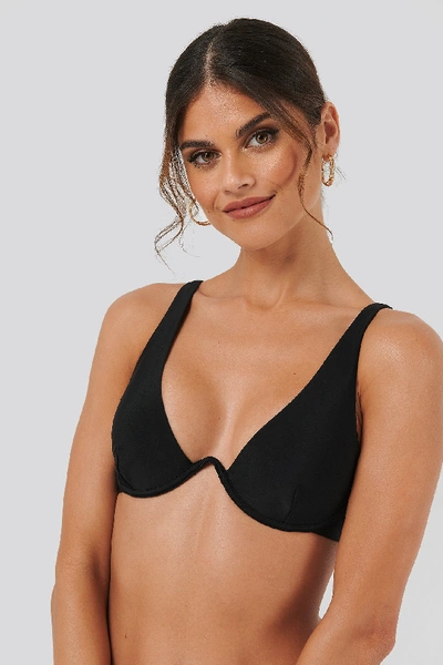 Na-kd Wide Wire Bikini Bra Black | ModeSens