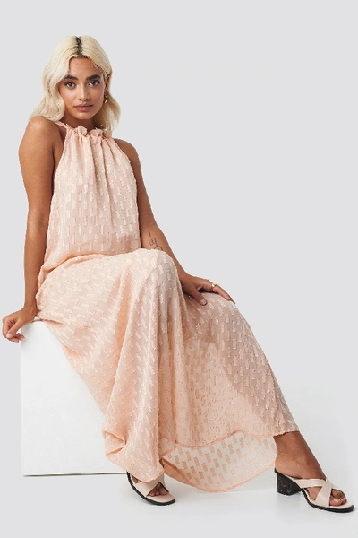Shop Sparkz Vilma Long Dress - Pink In Pearl