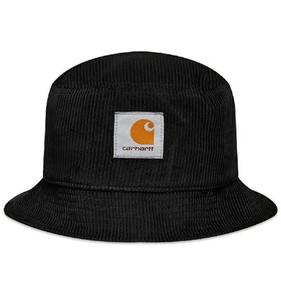 Shop Carhartt Wip Cord Bucket Hat In Black