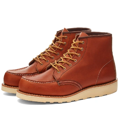 Shop Red Wing Women's 3375 Heritage 6" Moc Toe Boot In Brown