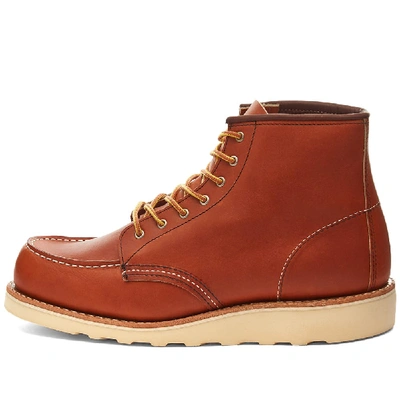 Shop Red Wing Women's 3375 Heritage 6" Moc Toe Boot In Brown