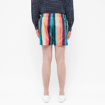 Shop Paul Smith Artist Stripe Swim Short In Multi