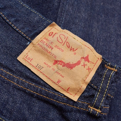 Shop Orslow 107 Ivy League Slim Jean In Blue