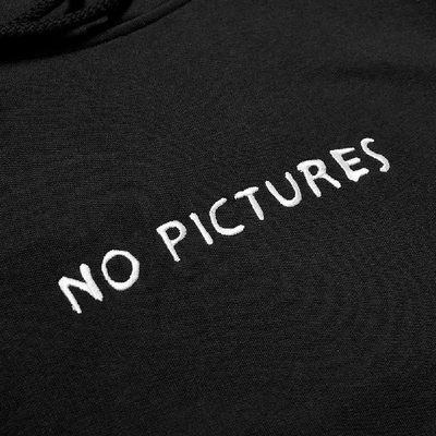 Shop Nasaseasons No Pictures Embroidered Popover Hoody In Black