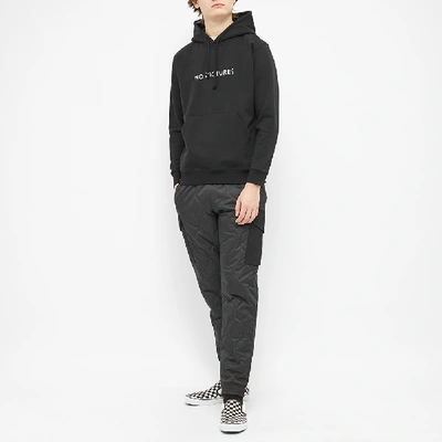 Shop Nasaseasons No Pictures Embroidered Popover Hoody In Black