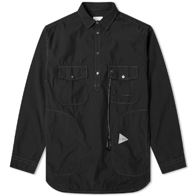 Shop And Wander Cordura Typewriter Shirt In Black