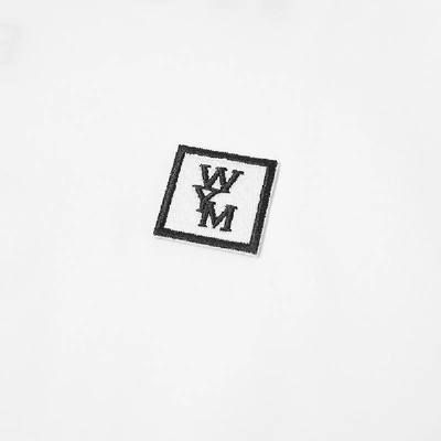 Shop Wooyoungmi 'w' Reverse Logo Tee In White