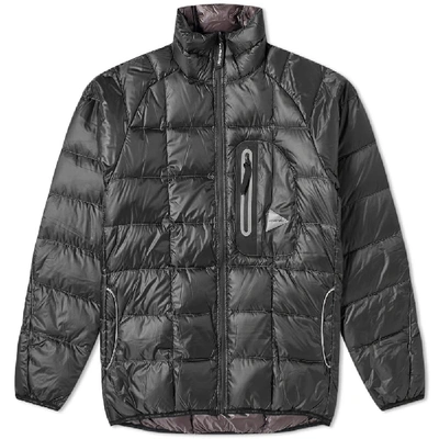 Shop And Wander Diamond Stitch Stand Collar Down Jacket In Black