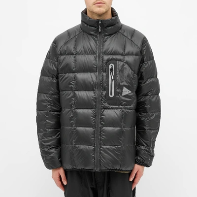 Shop And Wander Diamond Stitch Stand Collar Down Jacket In Black