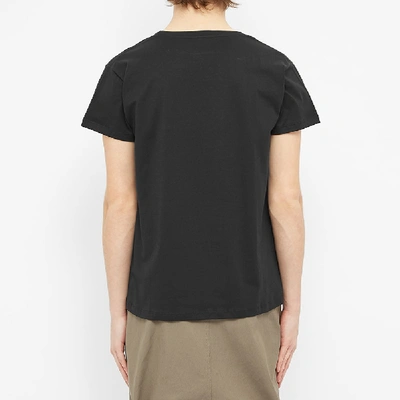 Shop Nasaseasons No Pictures Embroidered Tee In Black